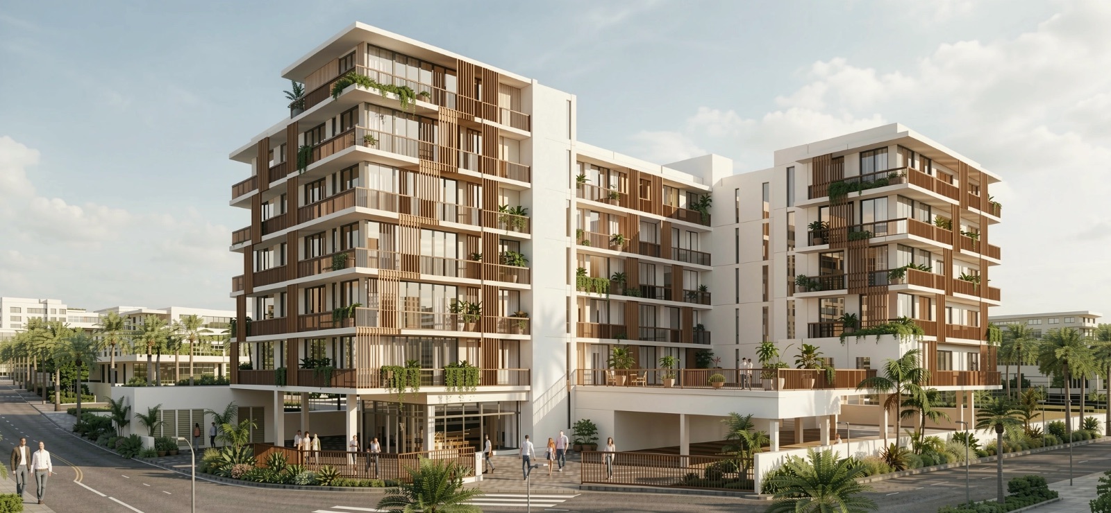 B+G+5+R Residential Building
